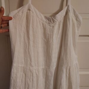 White Knox rose dress